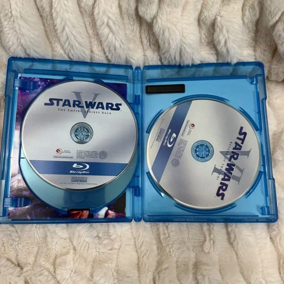 Star Wars The Original Trilogy Blu Ray 3 Disc Set A New Hope Empire Strikes Jedi - Picture 4 of 6